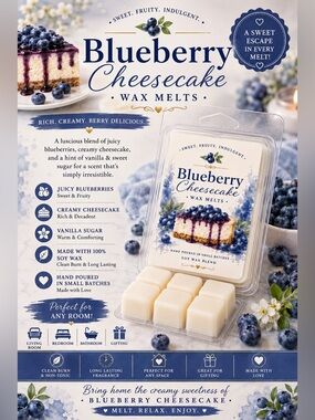 🫐🍰 Blueberry Cheesecake Wax Melts 🍰🫐